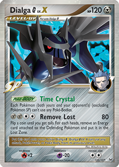 Pokemon Platinum Dialga G LV.X - 122