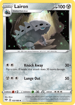 Pokemon Darkness Ablaze Lairon - 122