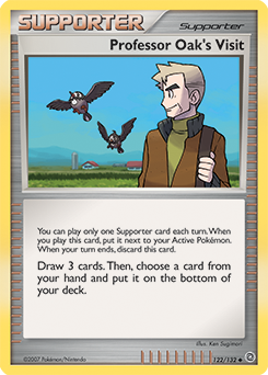 Pokemon Secret Wonders Professor Oak's Visit - 122