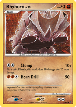 Pokemon Supreme Victors Rhyhorn - 122