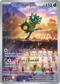 Pokemon Scarlet & Violet Black Star Promos Teal Mask Ogerpon - 123