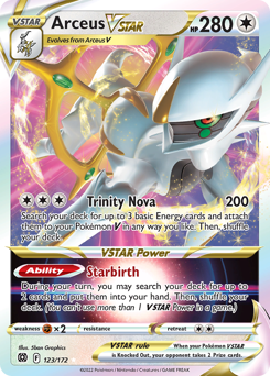 Pokemon Brilliant Stars Arceus VSTAR - 123