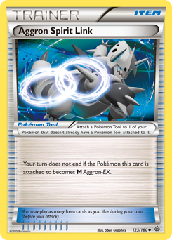 Pokemon Primal Clash Aggron Spirit Link - 123