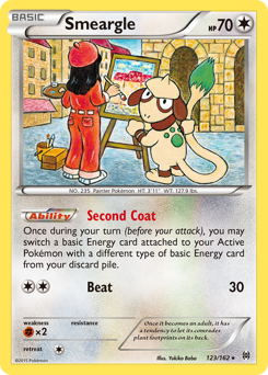 Pokemon BREAKthrough Smeargle - 123