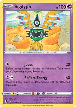 Pokemon Fusion Strike Sigilyph - 123