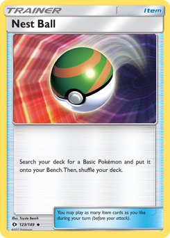 Pokemon Sun & Moon Nest Ball - 123