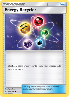 Pokemon Guardians Rising Energy Recycler - 123