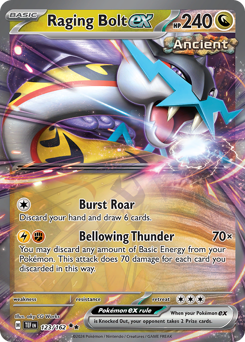 Pokemon Temporal Forces Raging Bolt ex - 123
