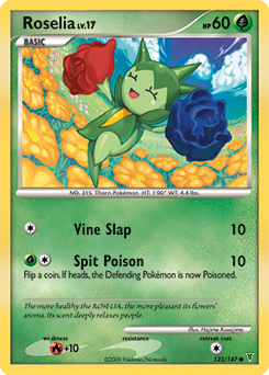 Pokemon Supreme Victors Roselia - 123