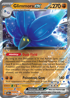 Pokemon Obsidian Flames Glimmora ex - 123