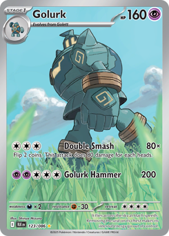 Pokemon Black Bolt Golurk - 123