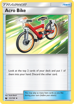 Pokemon Celestial Storm Acro Bike - 123