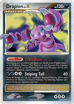 Pokemon Platinum Drapion LV.X - 123