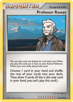 Pokemon Secret Wonders Professor Rowan - 123