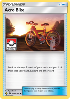 Pokemon Celestial Storm Acro Bike - 123a