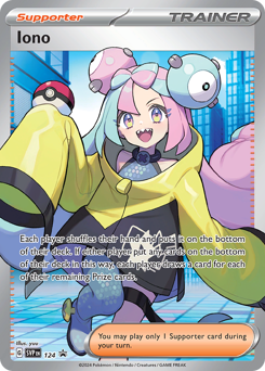 Pokemon Scarlet & Violet Black Star Promos Iono - 124