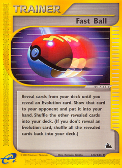 Pokemon Skyridge Fast Ball - 124