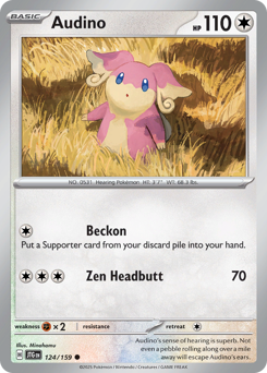 Pokemon Journey Together Audino - 124