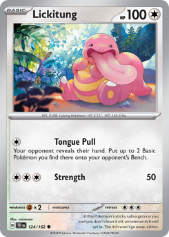 Pokemon Temporal Forces Lickitung - 124