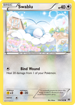 Pokemon BREAKthrough Swablu - 124