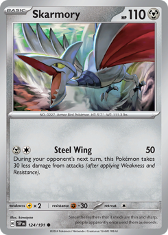 Pokemon Surging Sparks Skarmory - 124