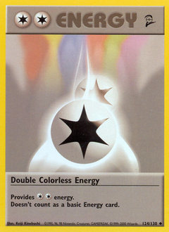 Pokemon Base Set 2 Double Colorless Energy - 124