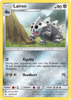 Pokemon Unbroken Bonds Lairon - 124
