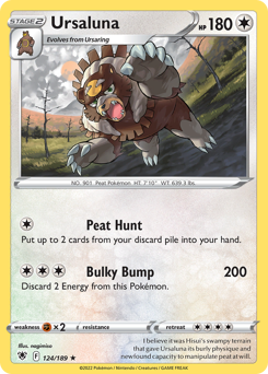 Pokemon Astral Radiance Ursaluna - 124