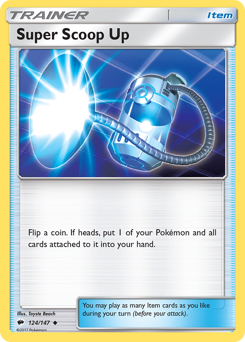 Pokemon Burning Shadows Super Scoop Up - 124