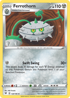 Pokemon Vivid Voltage Ferrothorn - 124