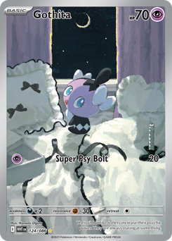 Pokemon White Flare Gothita - 124