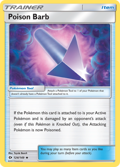 Pokemon Sun & Moon Poison Barb - 124