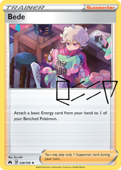 Pokemon Crown Zenith Bede - 124
