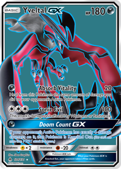 Pokemon Forbidden Light Yveltal-GX - 124