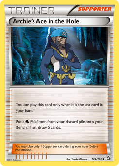 Pokemon Primal Clash Archie's Ace in the Hole - 124
