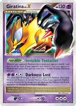 Pokemon Platinum Giratina LV.X - 124