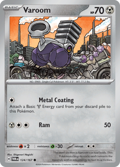 Pokemon Twilight Masquerade Varoom - 124