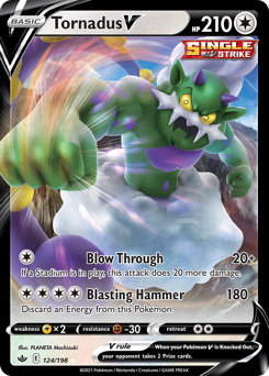 Pokemon Chilling Reign Tornadus V - 124