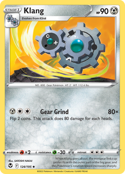 Pokemon Silver Tempest Klang - 124