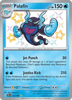 Pokemon Paldean Fates Palafin - 124