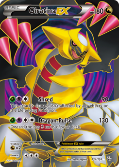 Pokemon Dragons Exalted Giratina-EX - 124