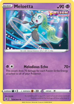 Pokemon Fusion Strike Meloetta - 124