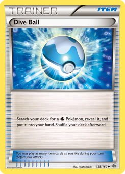 Pokemon Primal Clash Dive Ball - 125