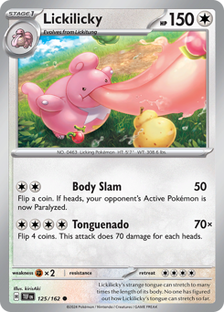 Pokemon Temporal Forces Lickilicky - 125
