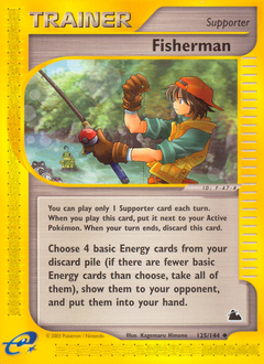 Pokemon Skyridge Fisherman - 125