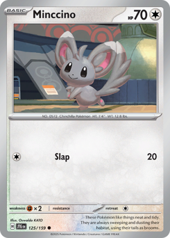 Pokemon Journey Together Minccino - 125