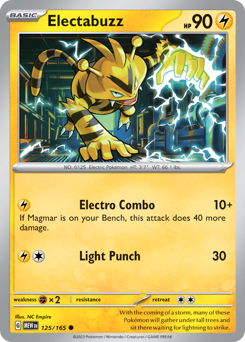 Pokemon 151 Electabuzz - 125