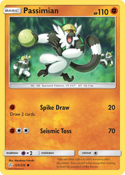 Pokemon Cosmic Eclipse Passimian - 125
