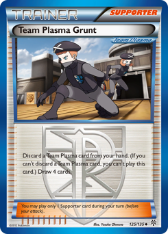 Pokemon Plasma Storm Team Plasma Grunt - 125