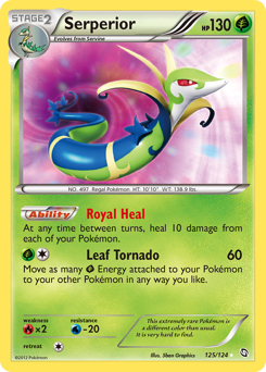 Pokemon Dragons Exalted Serperior - 125